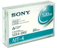 Sony DATA CARTRIDGE AIT4 200 520GB (SDX4-200C) Sony DATA CARTRIDGE AIT4 200 520GB (SDX4-200C)